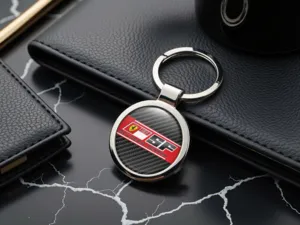 Ferrari Metal Keychains Stainless Premium Look